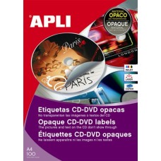 Etikett, CD/DVD, A4, fedőetikett, APLI