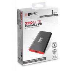 SSD (külső memória), 1TB, USB 3.2, 500/500 MB/s, EMTEC "X210"