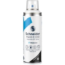 Akrilfesték spray, 200 ml, SCHNEIDER "Paint-It 030", fehér