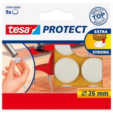 Filckorong, karcolásgátló, 26 mm, TESA "Protect®", fehér