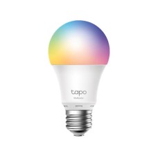 Okos LED izzó, E27, 8,3W, 806lm, 2500-6500K, Wi-Fi, TP-LINK "Tapo L530E", multicolor, duopack